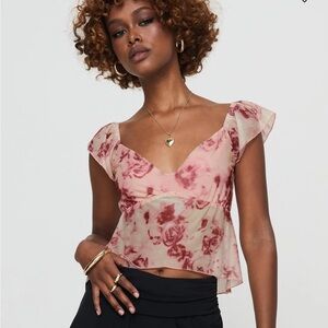 NEW Princess Polly Time After Top Pink